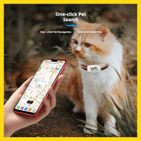 Rastreador GPS GPRS Inteligente para Mascotas, Resistente al Agua, Multifuncional, con Rastreo en Tiempo Real para Perros y Gatos, Mini Antipérdida