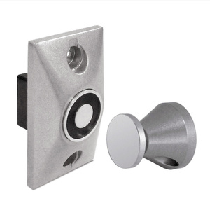 Butée de <span class=keywords><strong>porte</strong></span> <span class=keywords><strong>magnétique</strong></span> américaine ANSI Type 24VDC/AC ou 120AC, support <span class=keywords><strong>mural</strong></span> à mortaise, retenue de <span class=keywords><strong>porte</strong></span> électromagnétique - Product Image 1
