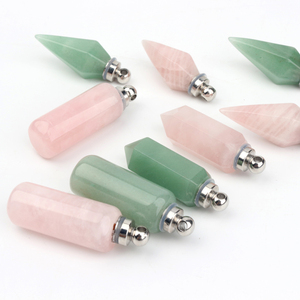 ขวดน้ำหอมคริสตัลแกะสลักด้วยมือจากหินธรรมชาติคุณภาพสูงสำหรับตกแต่ง - Product Image 1