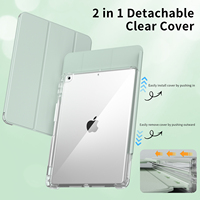 Étui pour tablette pour ipad 10.2 9e génération TPU souple avec fente pour crayon Funda pour ipad 8e génération 2020