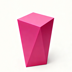 Étagère et socle d'exposition géométriques facettés en <span class=keywords><strong>MDF</strong></span> pour supermarchés, expositions d'art et salles de présentation de détail - Product Image 2