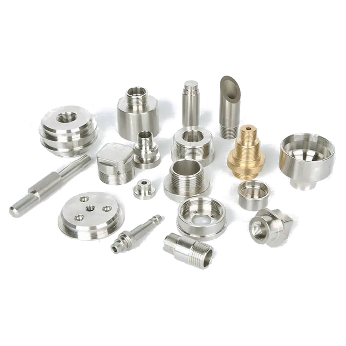 Customize Precision Aluminum Brass Copper Bending Machining Milling Laser Cutting CNC Turning Service Components Metal Parts