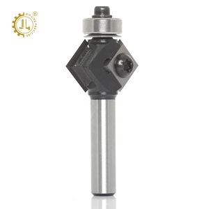 45 ° chamfer cắt Bộ định tuyến <span class=keywords><strong>bit</strong></span> với cacbua chèn lưỡi có thể thay thế cacbua cắt Công cụ gỗ làm việc Bộ định tuyến <span class=keywords><strong>bit</strong></span> - Product Image 2