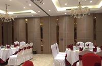Bureau temporaire MDF cloison diviseur pliant cloison coulissante panneau de porte en bois mur mobile salle de conférence hôtel Banquet