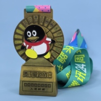 Médailles d'honneur personnalisées et personnalisables pour la natation, le marathon, les courses sportives, en alliage de zinc, avec logo métallique, médaille en émail 3D, médaille de récompense