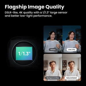 Cámara Web <span class=keywords><strong>Insta360</strong></span> Link 2 Pro 4K con Seguimiento por IA, Control por Gestos, Sensor de 1/3'', HDR, Herramientas Esenciales Originales de <span class=keywords><strong>Insta360</strong></span> para Salas de Reuniones - Product Image 4
