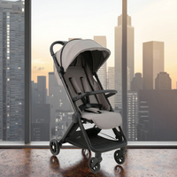 Poussette bébé pliable à une main, compacte, légère, en alliage d'aluminium, système à 4 roues, capacité de charge de 20 kg, 0-3 ans