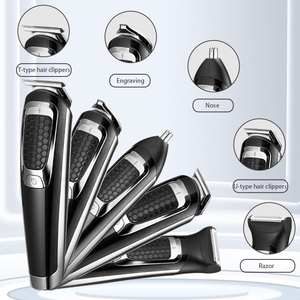 Kit Profesional de Recortadora de Pelo 5 en 1, Recargable por USB, Resistente al Agua, de Carga Rápida, para Hombres, Barba, Nariz y Orejas - Product Image 2