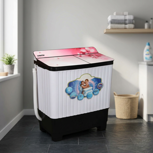 Nueva Lavadora/Secadora Semiautomática de Doble Tina de Carga Superior de 8.2 kg, Todo en Uno, con Interfaz en Inglés, para Uso Doméstico y Hotelero, Fabricada en India - Product Image 2