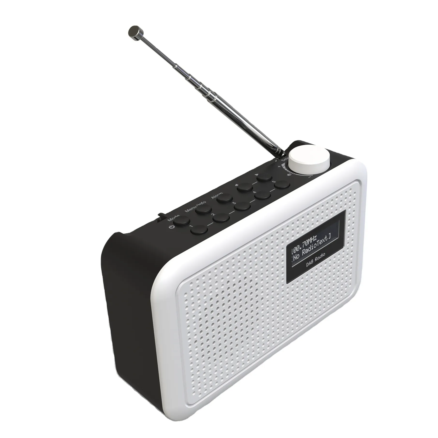 새로운 디자인 블루투스 DAB + FM 휴대용 라디오 튜너 고감도 홈 라디오
