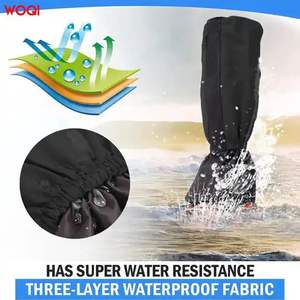 Guêtres de randonnée WOQI en tissu Oxford, coupe-vent, anti-poussière, pour la montagne, la randonnée, le camping, unisexe adulte, protection contre la neige - Product Image 3