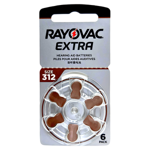 Accessoires pour appareils auditifs Piles zinc-air pour appareils auditifs 312 675 13 10 <span class=keywords><strong>Rayovac</strong></span> Extra - Product Image 3