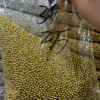 Perles en plastique ABS de bonne qualité, 500g, 3-20mm, pour bricolage, perles rondes en vrac pour la fabrication de colliers et de bracelets