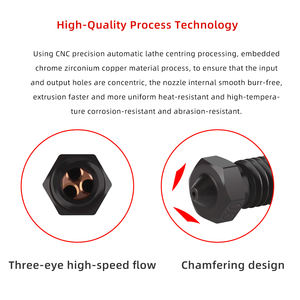 <span class=keywords><strong>Boquilla</strong></span> de Acero Endurecido 3DSWAY E3D V6 CHT de 0.4/<span class=keywords><strong>0.6</strong></span>/0.8 mm de Alto Flujo, Clon de Hotend para Impresora 3D Voron, Accesorios para Impresora 3D <span class=keywords><strong>Ender</strong></span> <span class=keywords><strong>3</strong></span> - Product Image 4