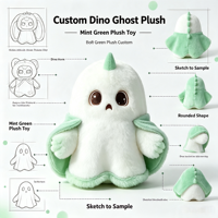 Maßgefertigte Niedliche Grummelige Gesichts-Plüschpuppe mit Individuellem Outfit, Plüschtier nach Kundendesign, Sammlerstück, Spielzeug-Großhandel