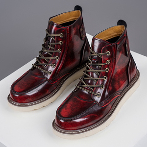 Nuovi Stivali di Alta Qualità per Uomo, Vendita <span class=keywords><strong>Online</strong></span>, Taglie Grandi fino al 16 US, Scarpe in Vera Pelle di Vacchetta, Moda Lusso 49 # - Product Image 5