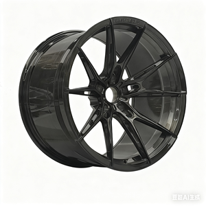 Cerchi in Lega Forgiati di Alta Gamma T6061 a Canale Rovesciato Concavo da 18 19 20 21 22 23 24 Pollici Mozzo Ruota 5X112 5X108 5X114.3 5X120 - Product Image 4