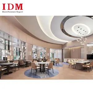 Hotel Project Marble Restaurant Dining Whole Funiture Full Suit Solid Wood Square Hotel Table And 4 Chairs Furniture Set