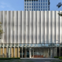 Panel de Aluminio Perforado Decorativo, Revestimiento Hueco con Recubrimiento PVDF, Clase Ignífuga e Impermeable, para Gimnasios, Exteriores de Edificios y Paredes Exteriores