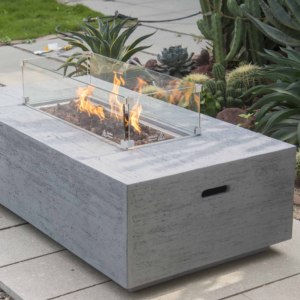 Calentadores de Gas para jardín de alta calidad, chimenea de Gas sin humo para exteriores, mesa de fuego de Gas Rectangular grande para vivir al aire libre - Product Image 3
