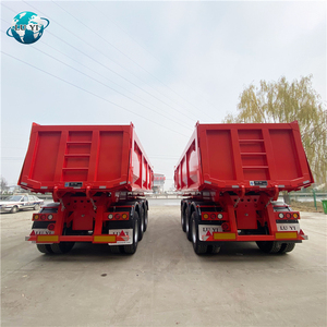 Remolques de camión de 3/4/5 ejes, 40Ton, 60Ton, 70Ton, 40ft, 60ft, transporte de piedra, equipo de inclinación, <span class=keywords><strong>remolque</strong></span> de <span class=keywords><strong>carga</strong></span> - Product Image 4