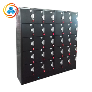 High Security Steel Mechanical <b>Combination</b> <b>Lock</b> Coin Operated 12-Compartment Self-Closing Doors Wall/Floor Mountable Locker - Product Image 3