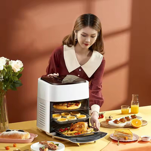 Friteuses <span class=keywords><strong>à</strong></span> <span class=keywords><strong>air</strong></span> électriques intelligentes grande taille, écoénergétiques, en promotion, vente en gros, avec petit <span class=keywords><strong>livre</strong></span> de recettes et tapis en silicone - Product Image 6