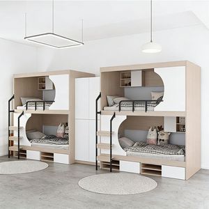 Heavy Duty with Stairs for Adult High Load Bearing Reinforced Frame Durable Build <strong>Bunk</strong> <strong>Bed</strong> <strong>Wood</strong> - Product Image 5