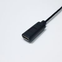 Harnais de câblage industriel mini USB-C, connecteur femelle Type C multifonction vers extrémité dénudée multicolore, double protection anti-EMI