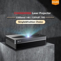Changhong D5URS Android Smart Laser DLP UST Proyector 3300 Lúmenes 4K Resolución 0,21: 1 Relación de tiro para cine en casa