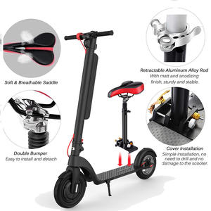 Professionnel réglable X7 X8 Scooter selle siège respirant absorbant les chocs pliant électrique Scooter chaise Scooter accessoires - Product Image 2