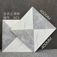 Usine Foshan Carreaux de porcelaine en céramique au design moderne Revêtement de sol mat rustique antidérapant Cuisine Salle de bain Carreaux de sol 400X400mm