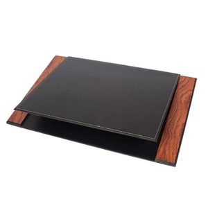 Juego de 8 Organizadores de Escritorio Modernos de Lujo en Madera y Cuero Artificial con Impresión Digital, Accesorios Multifuncionales para Oficina - Product Image 2
