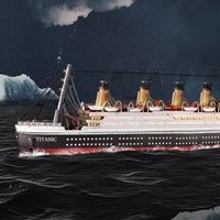 Piececool le Titanic, puzzle 3D en métal, modèle de transatlantique historique à assembler soi-même, cadeau artisanal anti-stress pour adultes et enfants