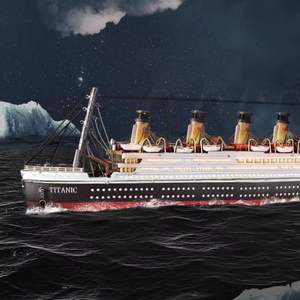 <span class=keywords><strong>Piececool</strong></span> le Titanic, puzzle 3D en métal, modèle de transatlantique historique à assembler soi-même, cadeau artisanal anti-stress pour adultes et enfants - Product Image 4