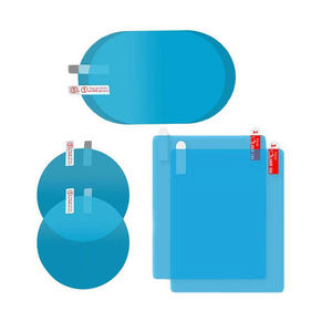 PET Materia فيلم شفاف مقاوم للماء ومكافحة الضباب مرآة سيارة فيلم شفاف مقاوم للمطر نافذة فيلم واقية - Product Image 4