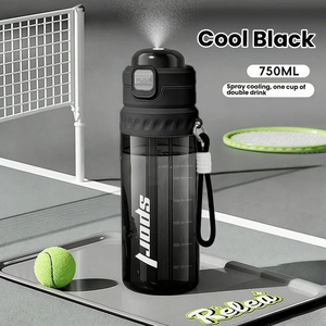 Borraccia Sportiva in Plastica con Nebulizzatore Rinfrescante per Ciclismo all'Aperto, Grande Capacità, per <span class=keywords><strong>Uomo</strong></span> - Product Image 6