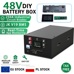 กล่องแบตเตอรี่แบบซ้อนได้สำหรับงาน DIY รุ่น Polis Warehouse Stackable Lifepo4 16S 48V 51.2v 280Ah 314Ah สำหรับ JK 200A V19 BMS 16S 48V ชุดแบตเตอรี่แนวนอน - Product Image 1