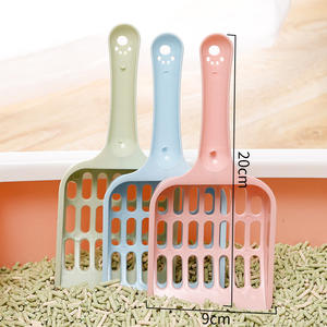 Suministros para mascotas al por mayor, pala para arena para gatos, pala de mango largo hueca opcional multicolor - Product Image 3