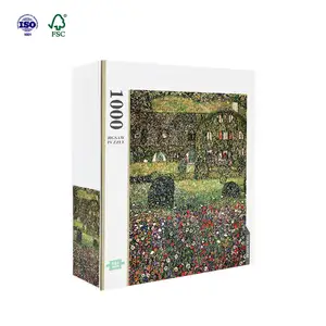 Adult 1000 pcs flower oil painting puzzle suppliers in zhejiang china