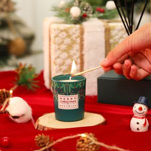 Juego de velas perfumadas navideñas verdes y rojas personalizadas, decoración del hogar, difusor de caña, serie navideña, regalos de decoración del hogar - Product Image 6