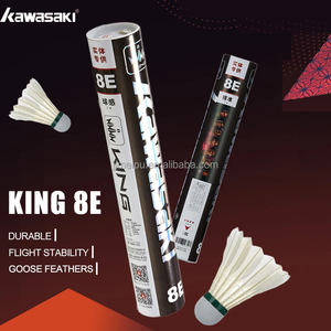 ลูกแบดมินตันคาวาซากิ ขายดี ลูกแบดมินตันสำหรับเล่นกลางแจ้ง ทนทาน เป็นมิตรกับสิ่งแวดล้อม บรรจุในกล่องกระดาษทรงกระบอก ขนนกห่าน - Product Image 1