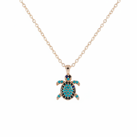 Collier pendentif mode CZ accessoire élégant et élégant pour femme