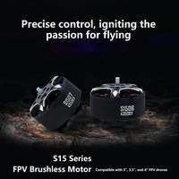 Moteur CC sans balais étanche à rotor externe métallique 2950-4350KV 48SH pour aéronefs FPV à voilure fixe de 3-4 pouces, drones et voitures RC