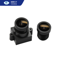 Objectif CCTV 5MP à monture M12, grand angle 3,6 mm avec iris fixe, résolution manuelle sans distorsion