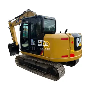 Used Japan CAT 307 excavator, CAT 307E2 307E 308E2 306E2 305.5E2 excavator with dozer, CAT mini hydraulic excavator hot sale