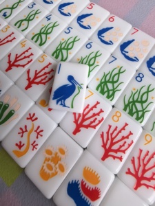 Fichas de Mahjong Americanas de Acrílico Azul Océano, Modernas y de Lujo, 160 Unidades en Stock, Envío en 24H, Duraderas, Ecológicas y Portátiles - Product Image 4