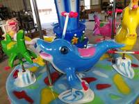 Manèges mécaniques en fibre de verre de parc d'attractions à bas prix manèges à cheval carrousel rotatif pour enfants à vendre