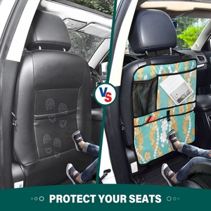 Organizadores Plegables para Asientos Traseros de Coche con Diseño Personalizado de Flores Lei y Múltiples Bolsillos, Protectores de Almacenamiento para Automóviles - Product Image 6