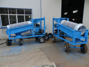 Kompakt mobil yıkama tamburu tesis-küçük ölçekli altın madenciliği ve toplam işleme için Ideal - Product Image 2